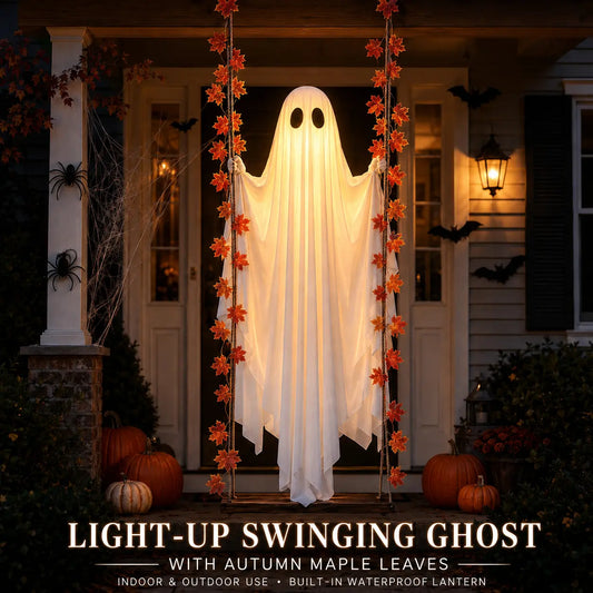 ⏰ Clearance sale ends today! Light-up swaying ghost Halloween decoration.