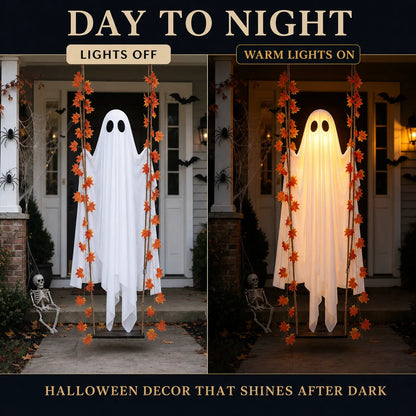 ⏰ Clearance sale ends today! Light-up swaying ghost Halloween decoration.