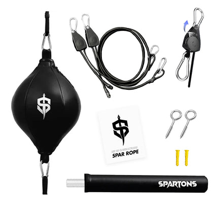 🥊 3-in-1 Boxing Reflex Training System | Double-End Bag, Slip Bag & Reflex Bar
